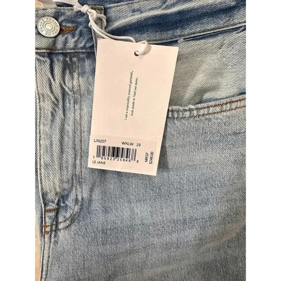 NEW- NWT FRAME Le Jane high-rise straight-leg jeans sz 29 - Picture 8 of 8